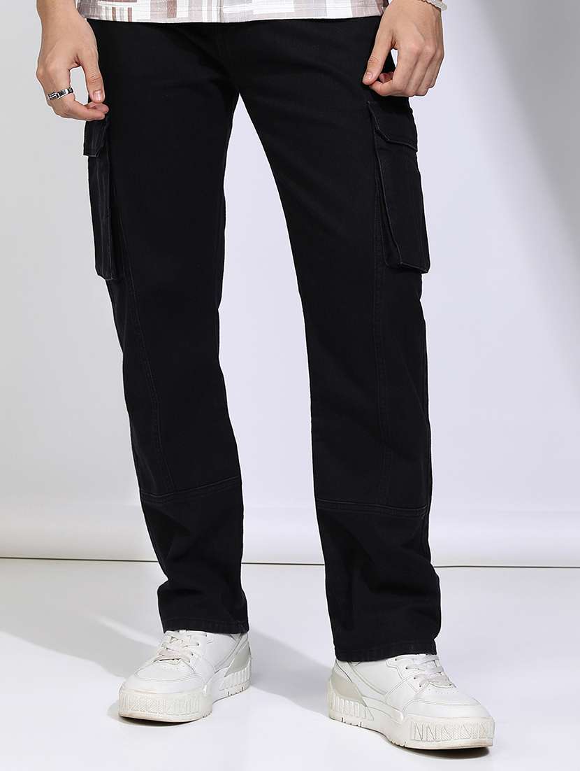 men black cotton jean