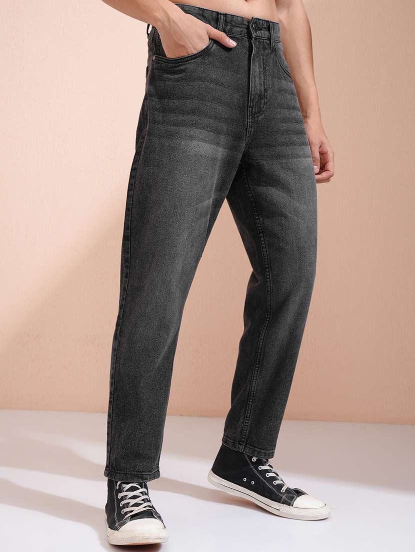 Men Grey Cotton Jean - 22462863 -  Standard Image - 3