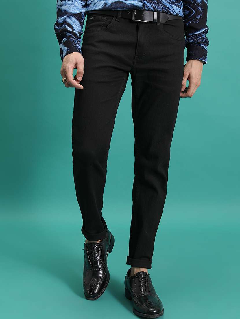 men black cotton jean