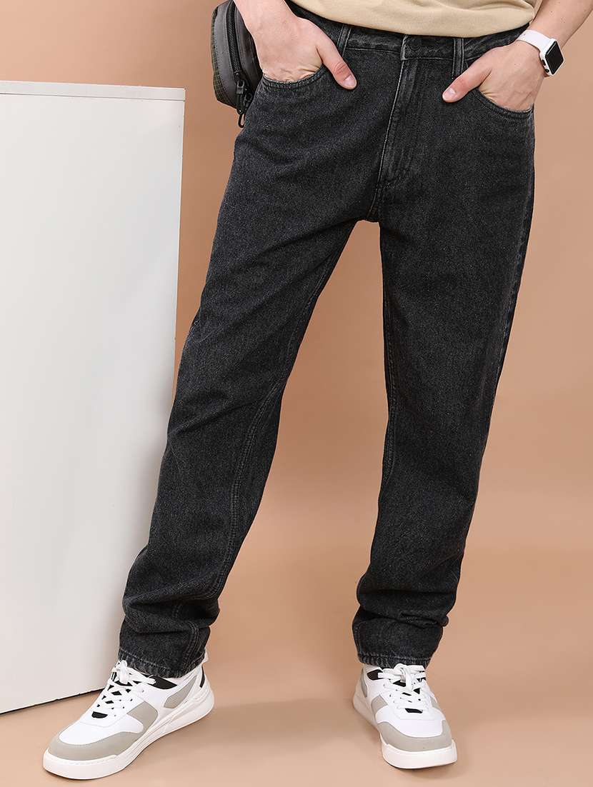men black cotton jean