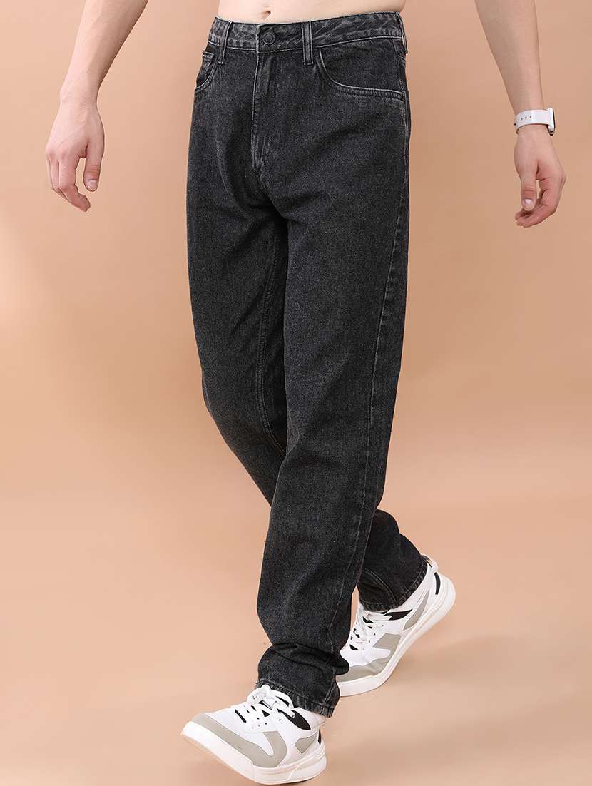 men black cotton jean - 22462880 -  Standard Image - 3