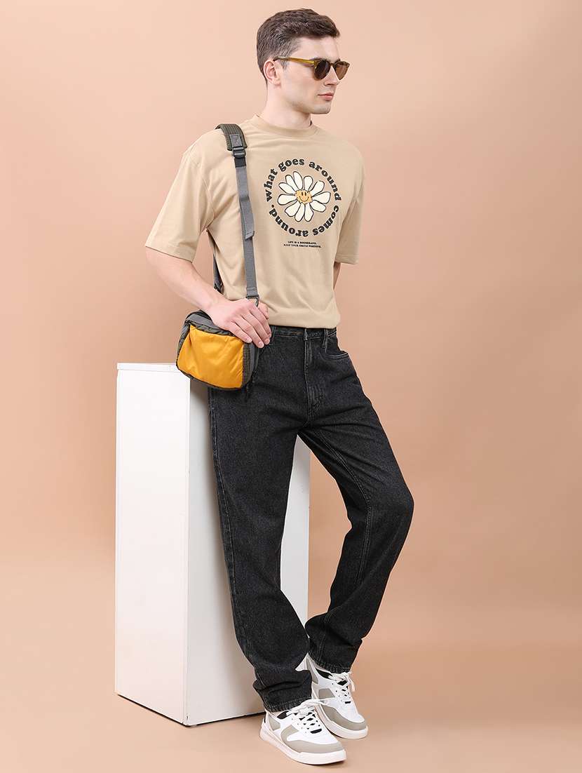 men black cotton jean - 22462880 -  Standard Image - 5