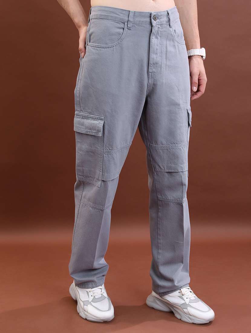 men grey cotton jean - 22462885 -  Standard Image - 3