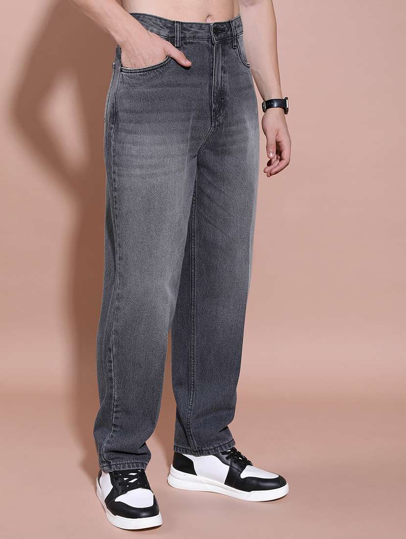 men grey cotton jean - 22462891 -  Standard Image - 3