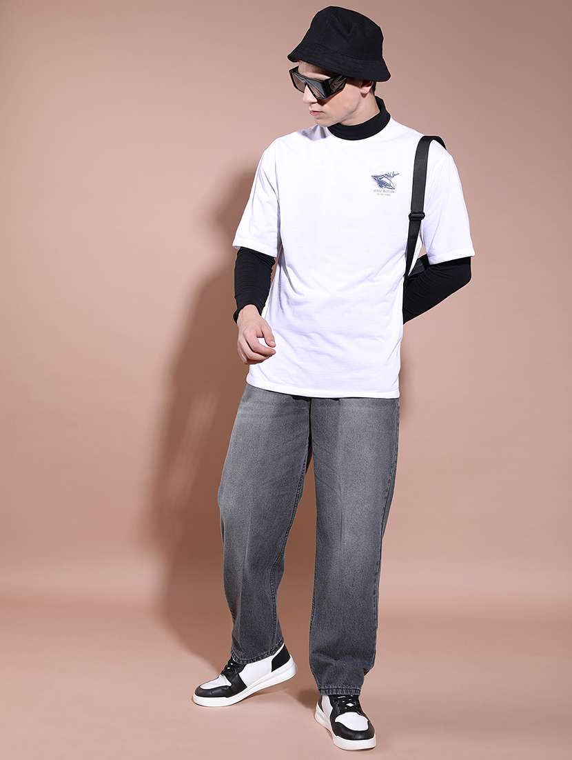 men grey cotton jean - 22462891 -  Standard Image - 5