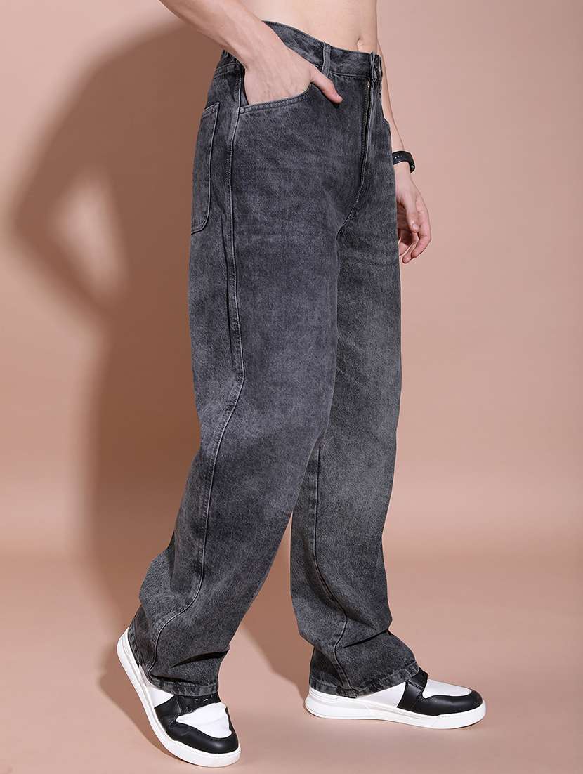 men grey cotton jean - 22462892 -  Standard Image - 3