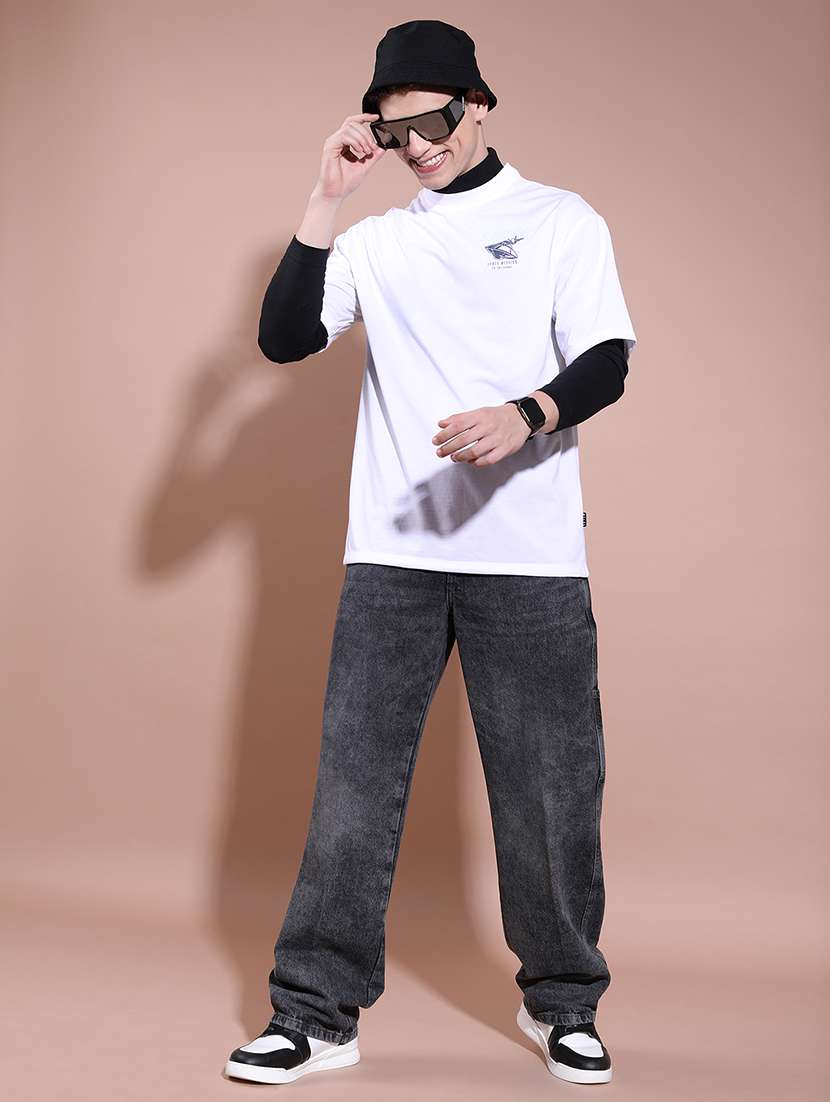 men grey cotton jean - 22462892 -  Standard Image - 5