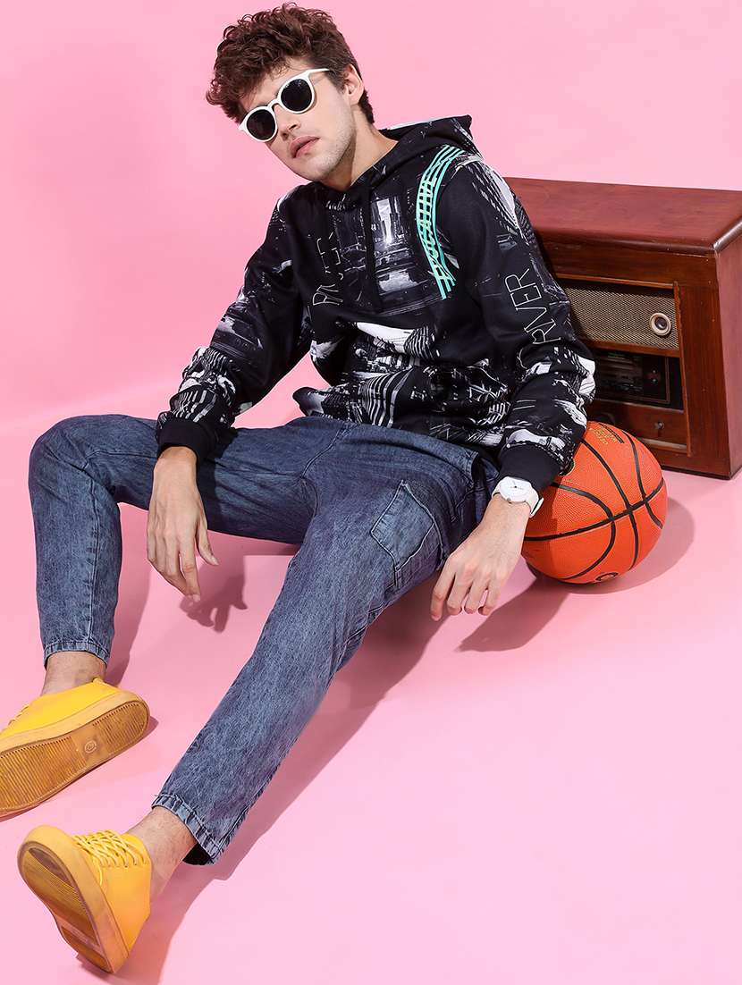 men blue cotton jean - 22462922 -  Standard Image - 5