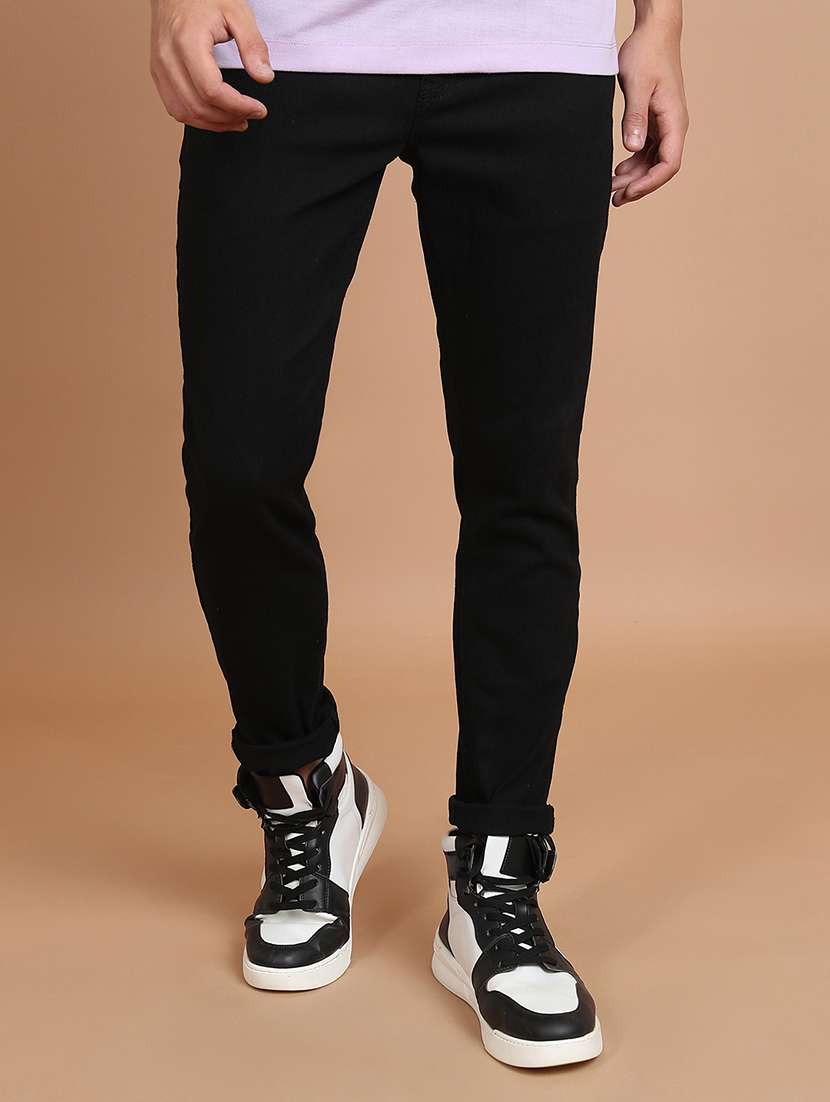 men black cotton jean