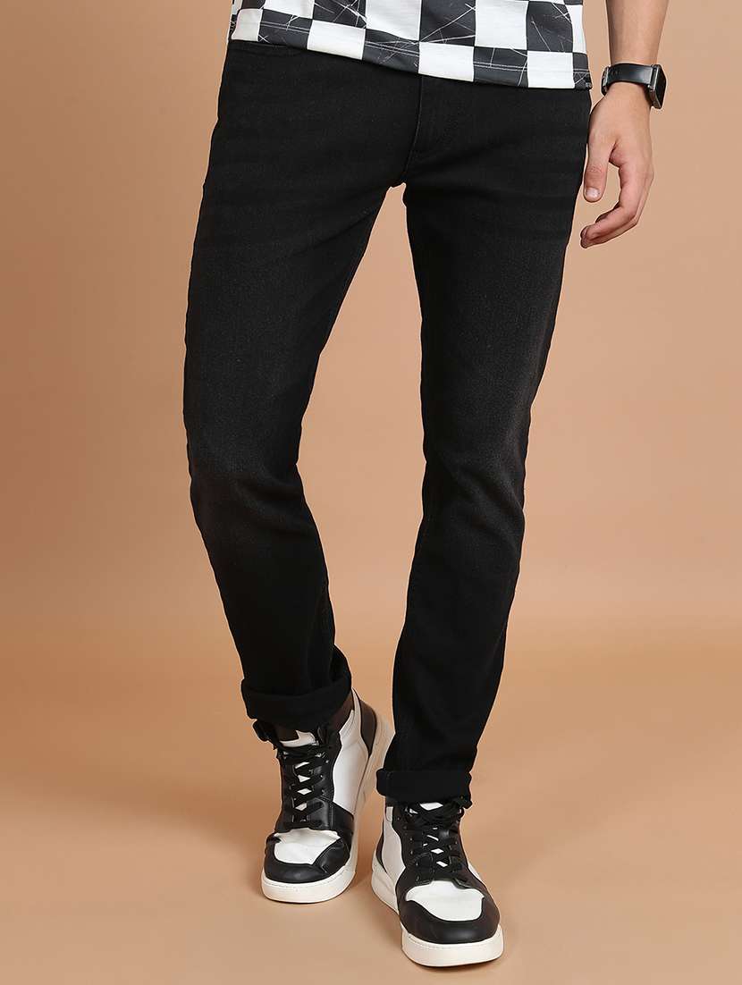 men black cotton jean