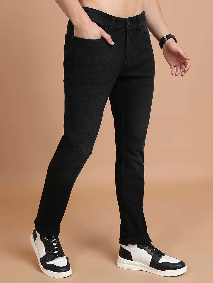 men black cotton jean - 22462927 -  Standard Image - 3