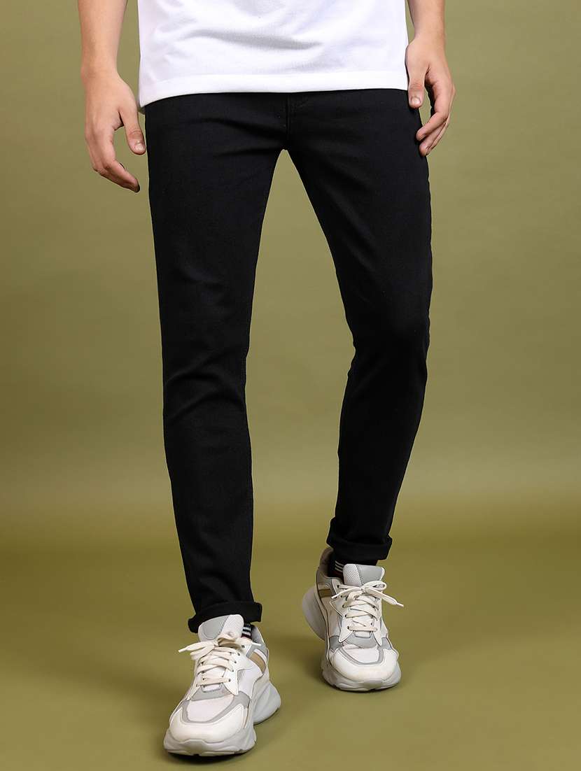 men black cotton jean