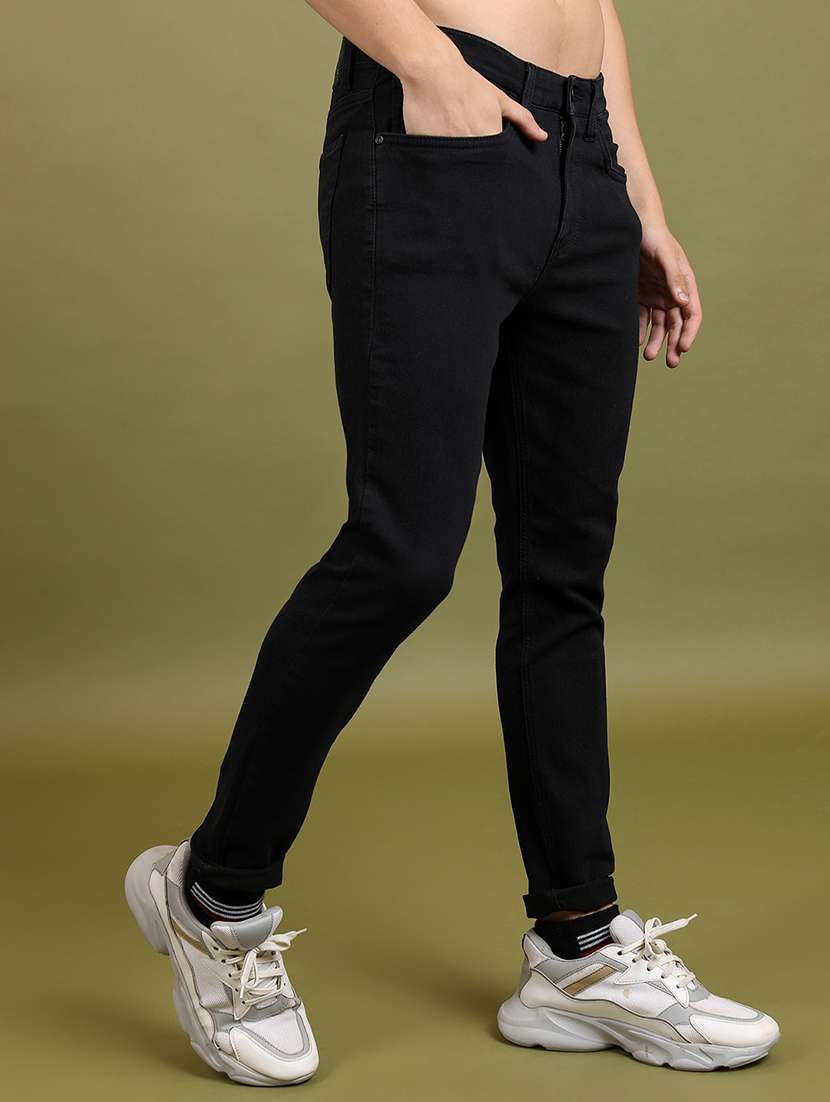 men black cotton jean - 22462930 -  Standard Image - 3