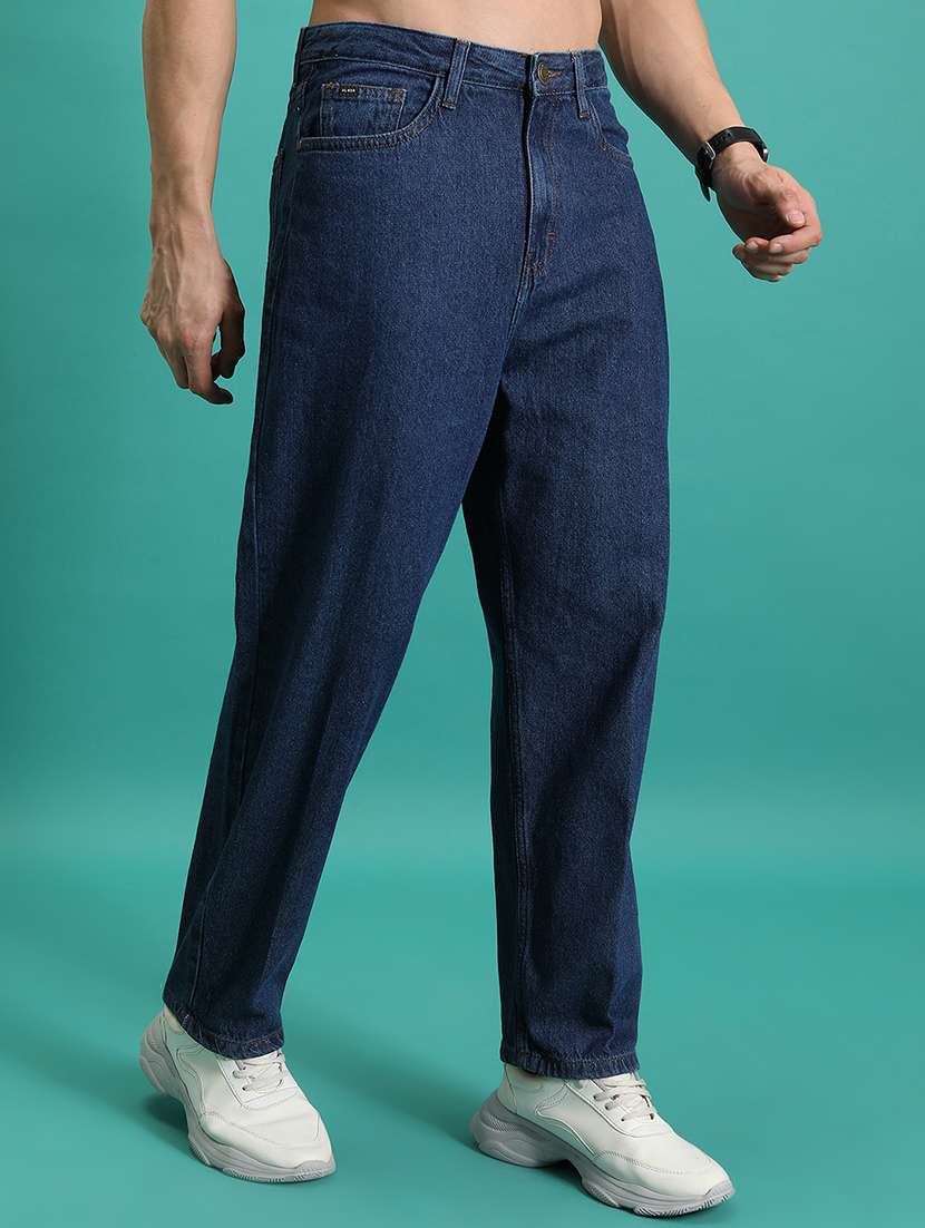 men blue cotton jean - 22462937 -  Standard Image - 3