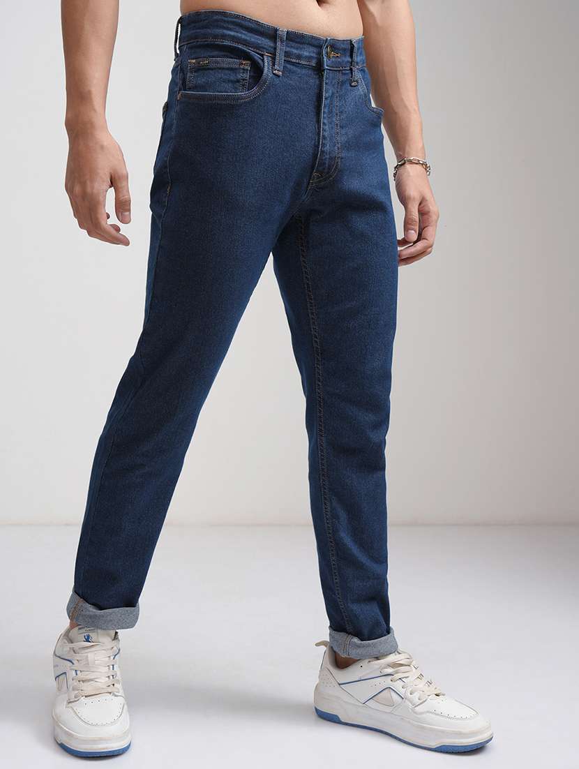 Men Blue Cotton Jean - 22462938 -  Standard Image - 3