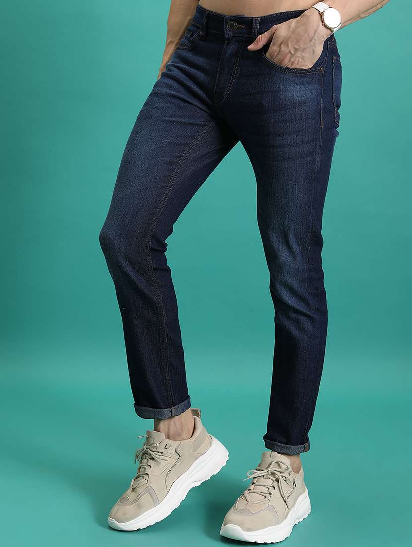 Men Blue Cotton Jean - 22462943 -  Standard Image - 3