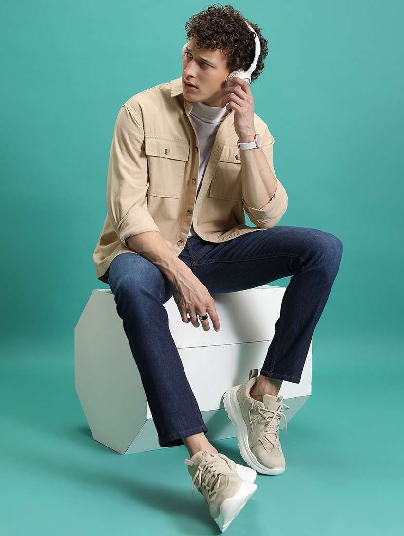 Men Blue Cotton Jean - 22462943 -  Standard Image - 5