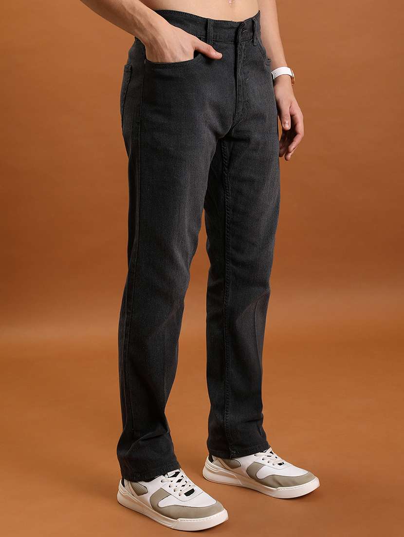 men grey cotton jean - 22462952 -  Standard Image - 3
