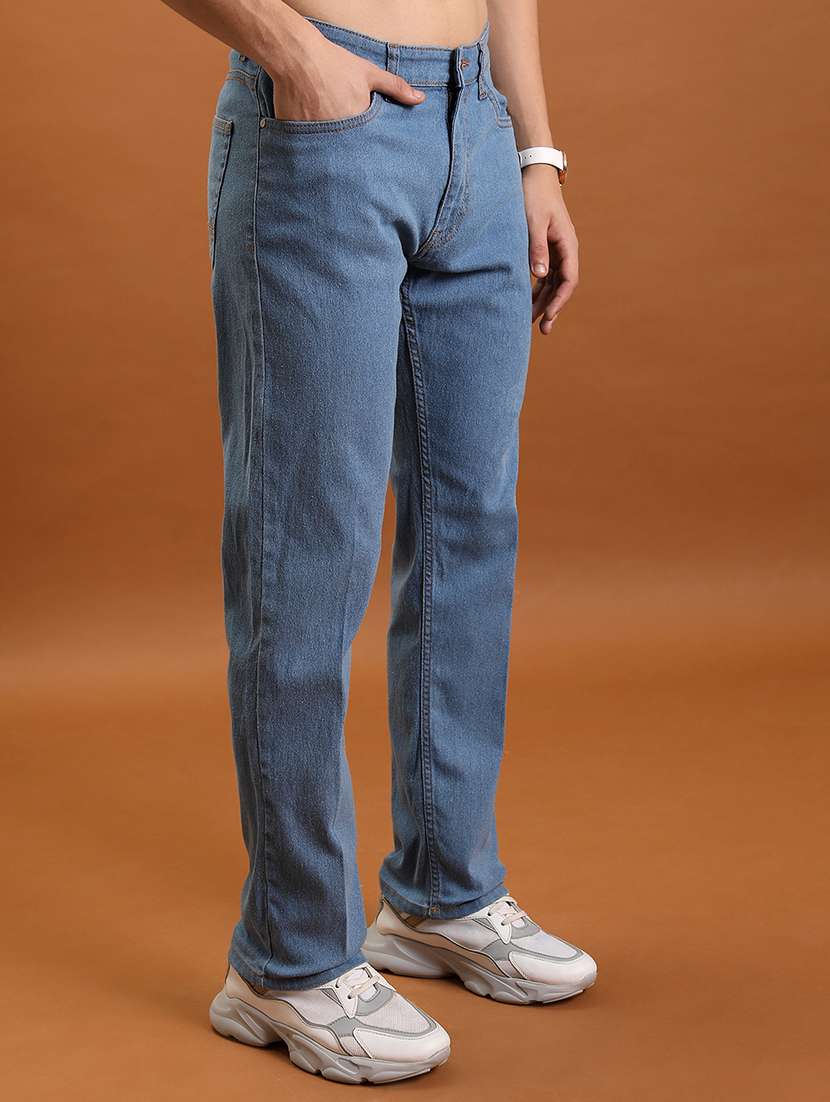 men blue cotton jean - 22462955 -  Standard Image - 3