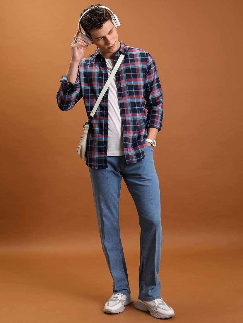 men blue cotton jean - 22462955 -  Standard Image - 5