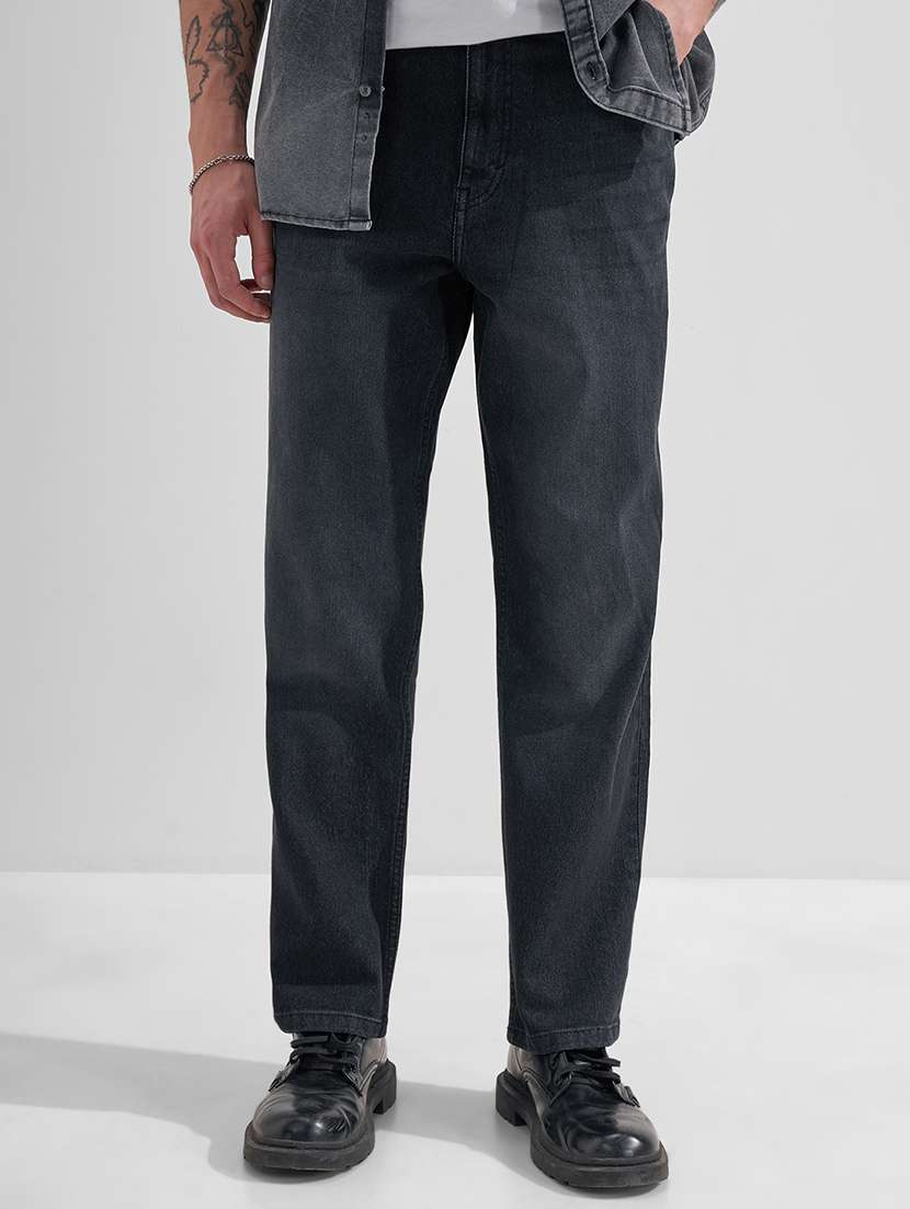 men black cotton jean