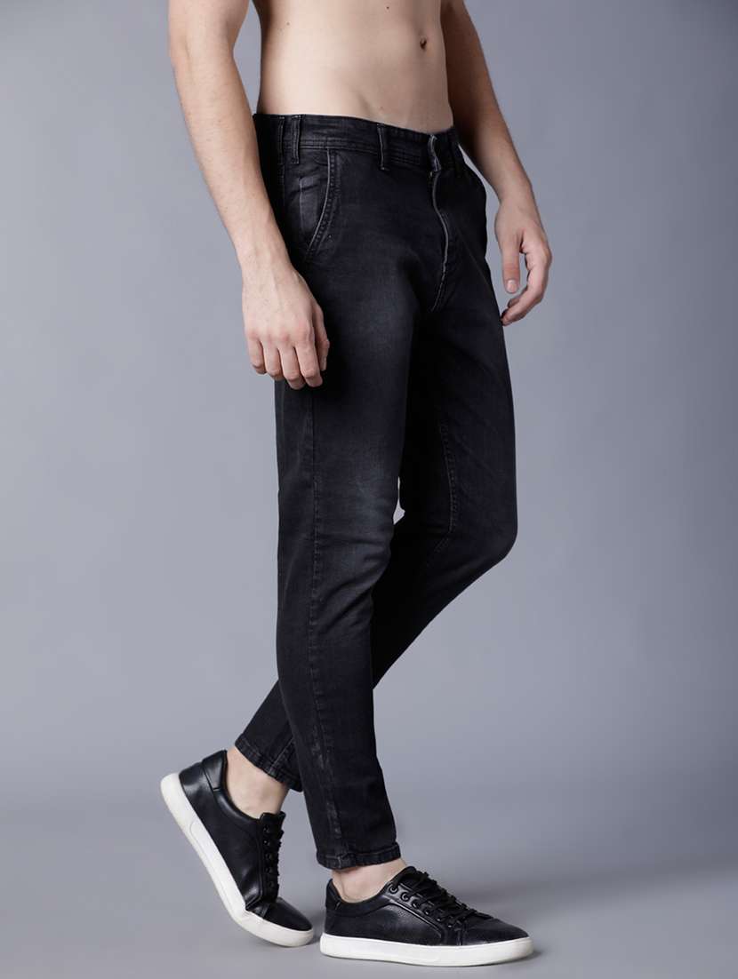 men blue cotton jean - 22462969 -  Standard Image - 3