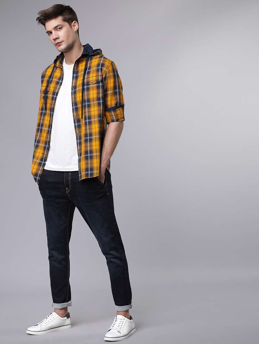 men checkered long sleeve regular fit casual shirt - 22462970 -  Standard Image - 5