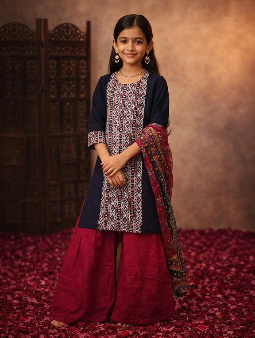 girl cotton straight kurti