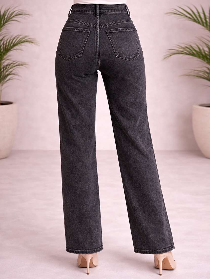 women grey denim jean - 22463384 -  Standard Image - 3