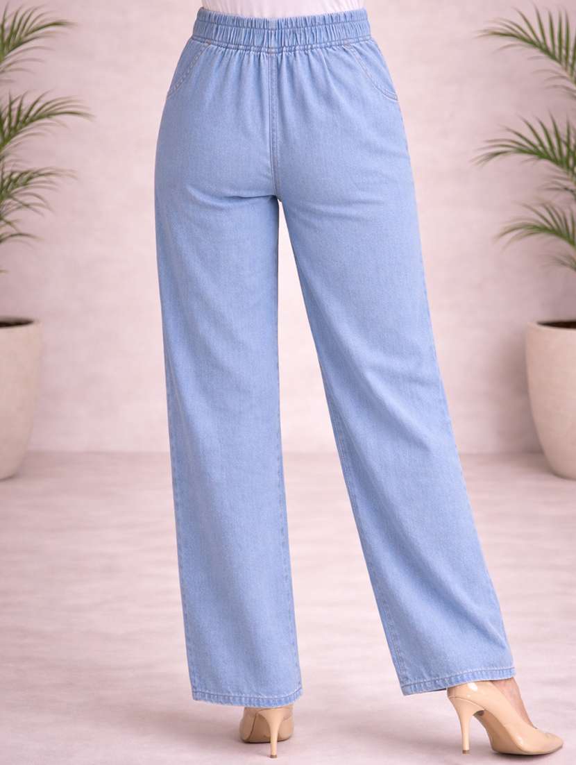 women light blue denim jean - 22463396 -  Standard Image - 3