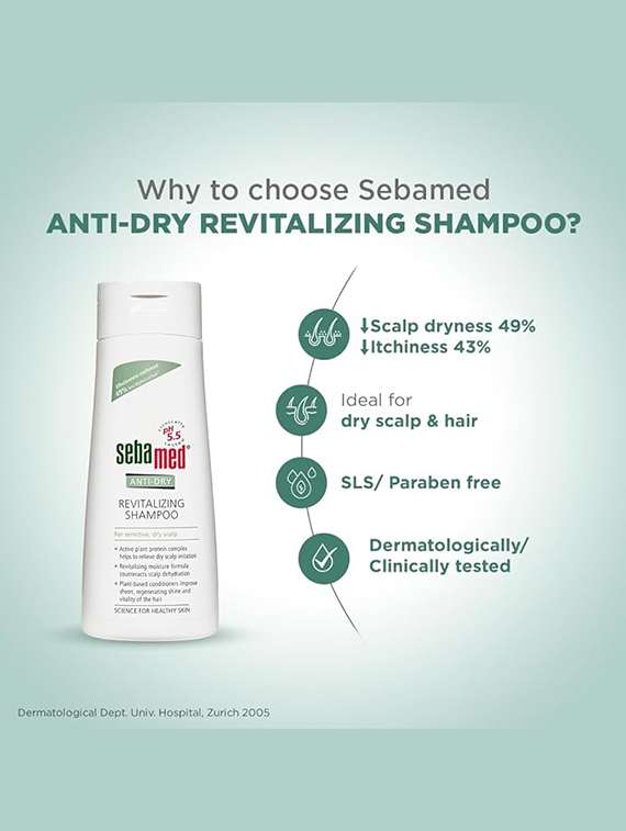 sebamed anti-dry revitalizing shampoo - 22463437 -  Standard Image - 3