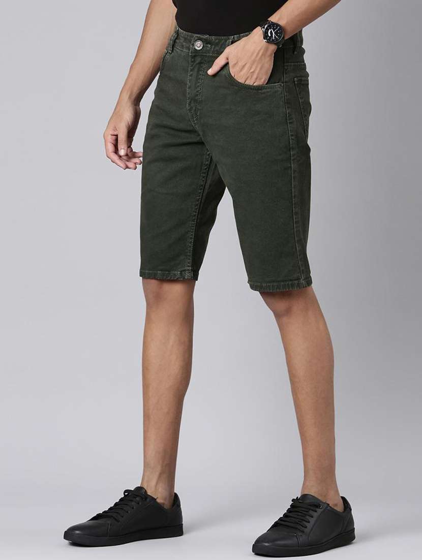 men black denim short - 22463565 -  Standard Image - 3