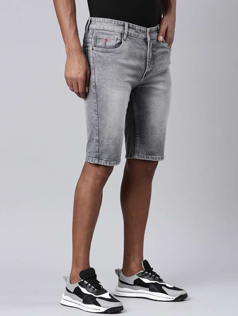 men yellow denim s short - 22463566 -  Standard Image - 3