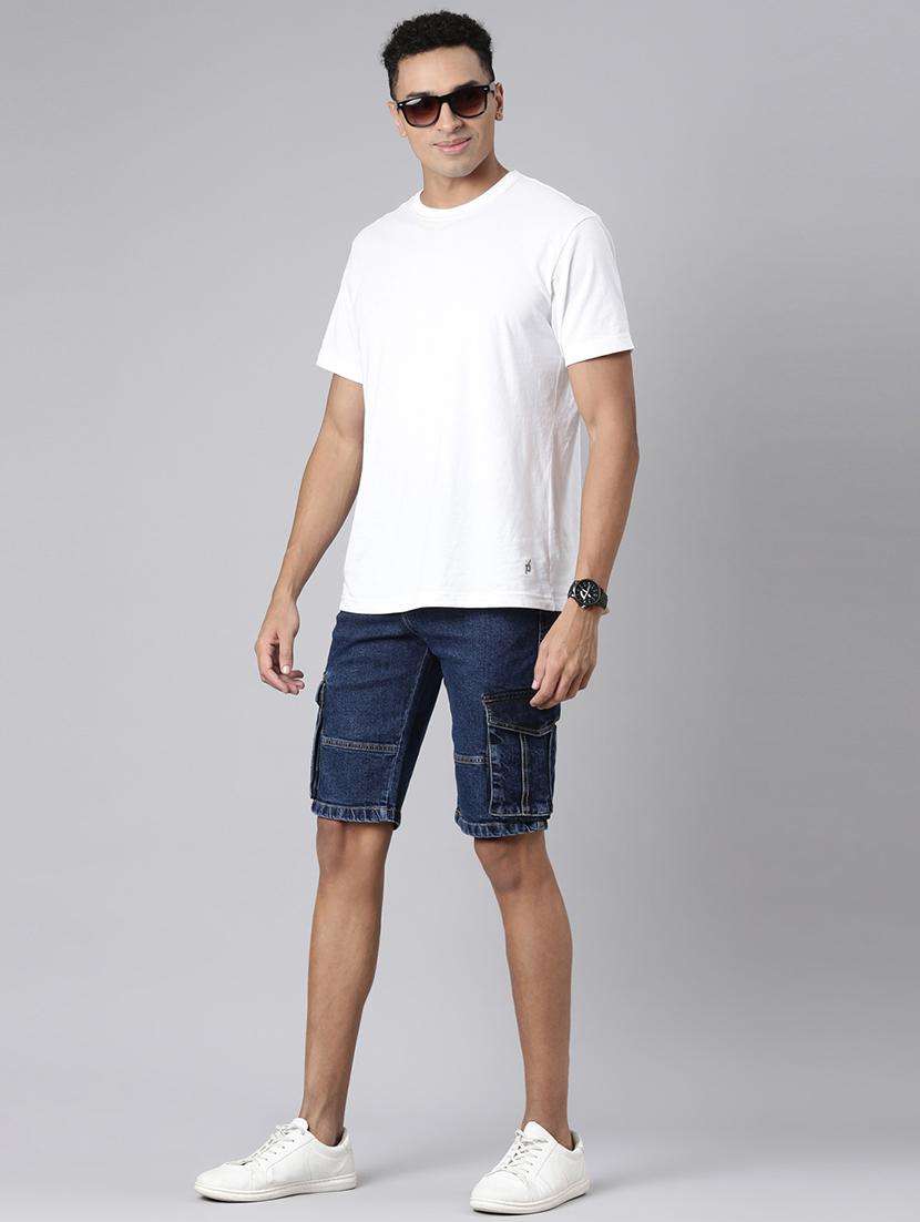 men denim cargo short - 22463568 -  Standard Image - 5