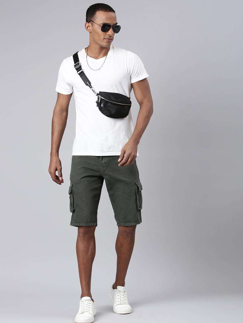 men grey denim shorts - 22463574 -  Standard Image - 5