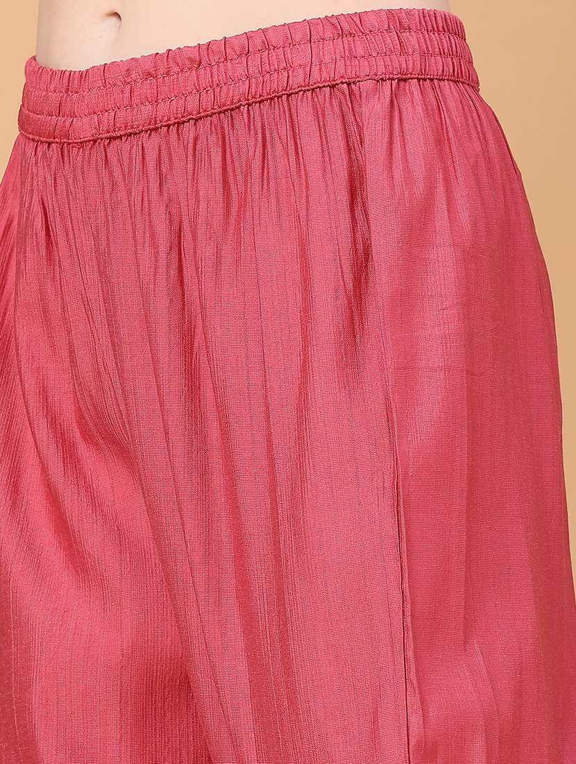 women pink kurta pant set - 22463613 -  Standard Image - 5