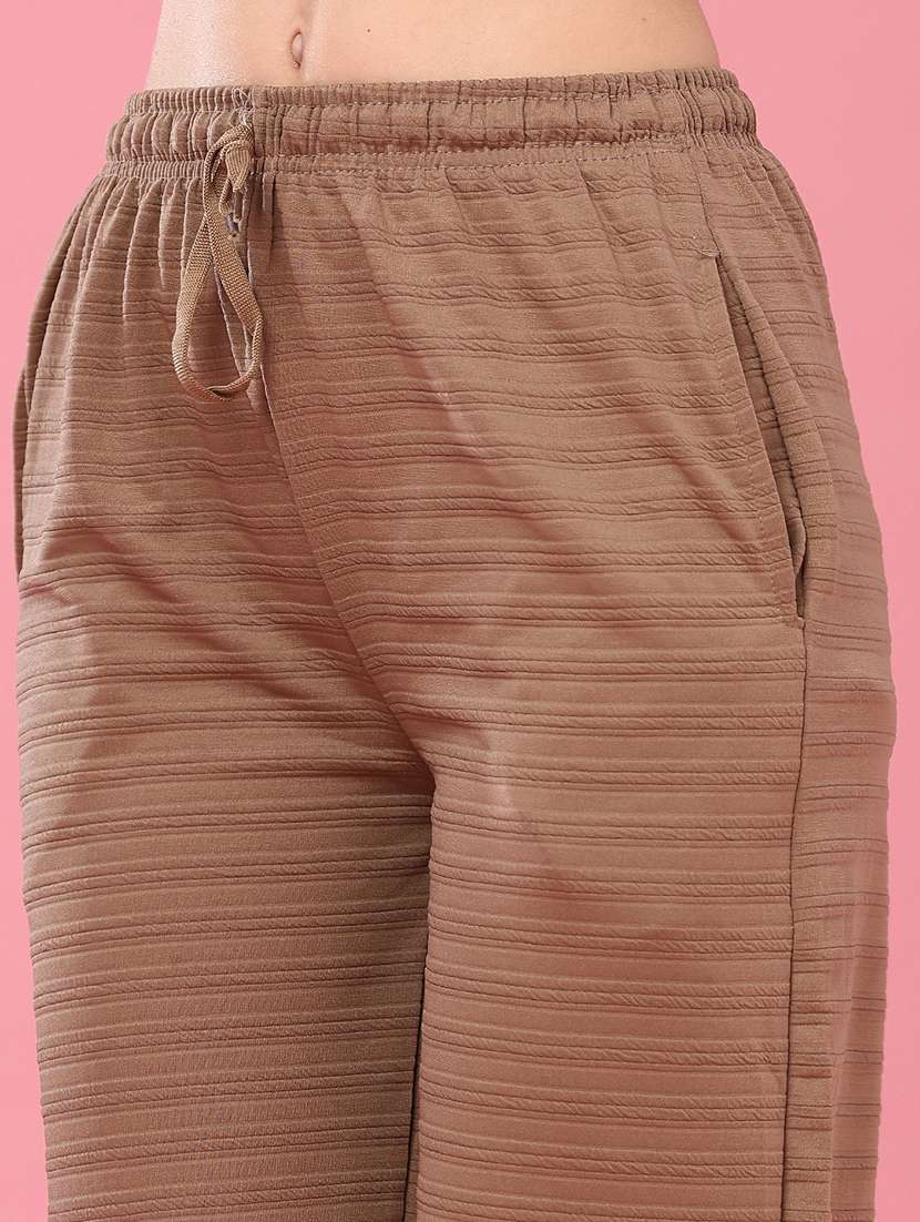 women self design short sleeves top and trouser co-ord set - 22464114 -  Standard Image - 5