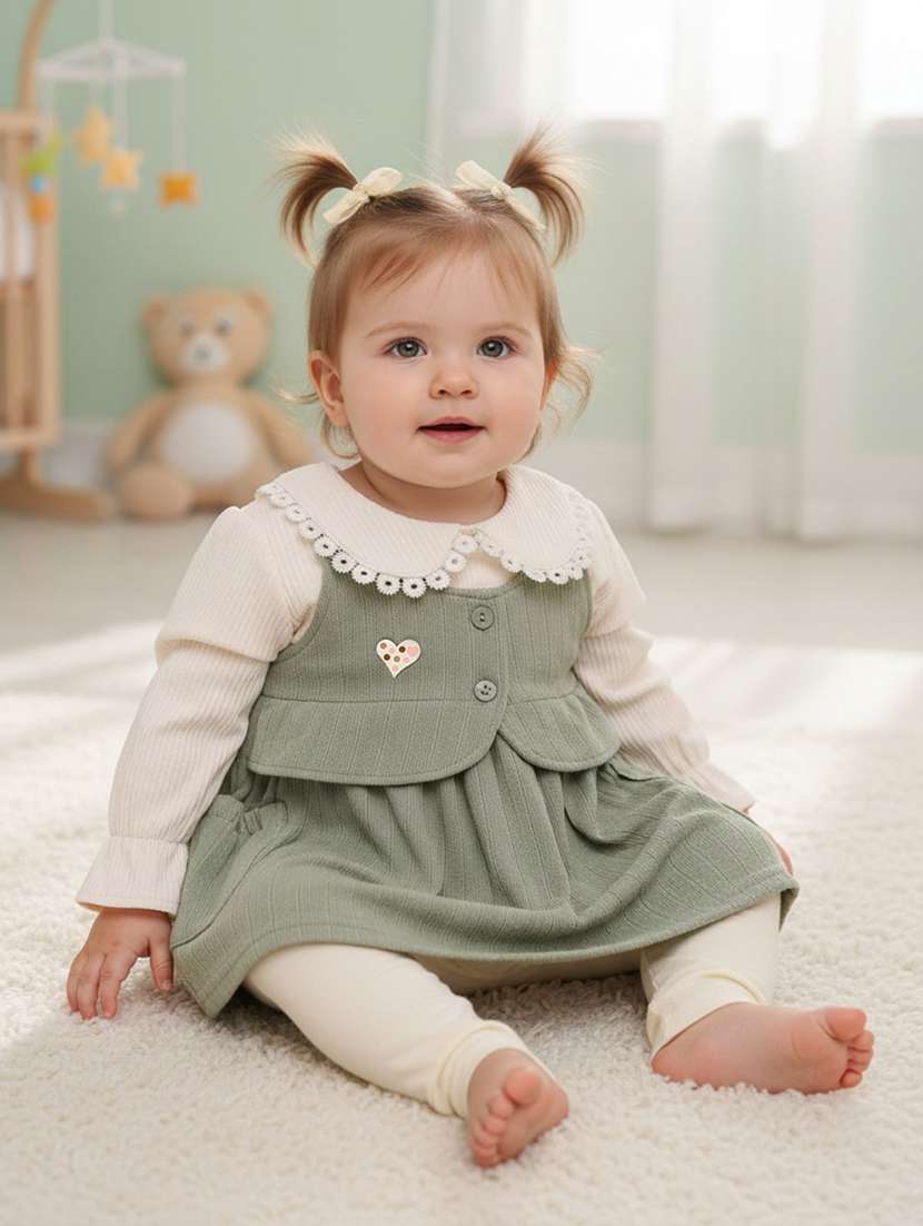 kids printed long sleeves full length set