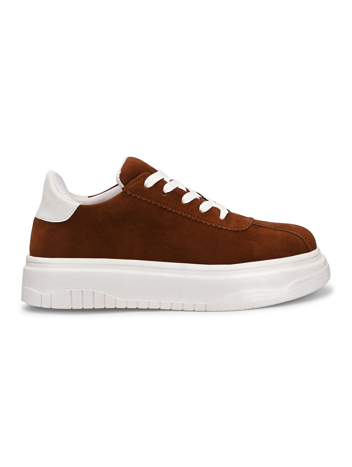 Brown Synthetic Lace Up Sneakers - 22464771 -  Standard Image - 3