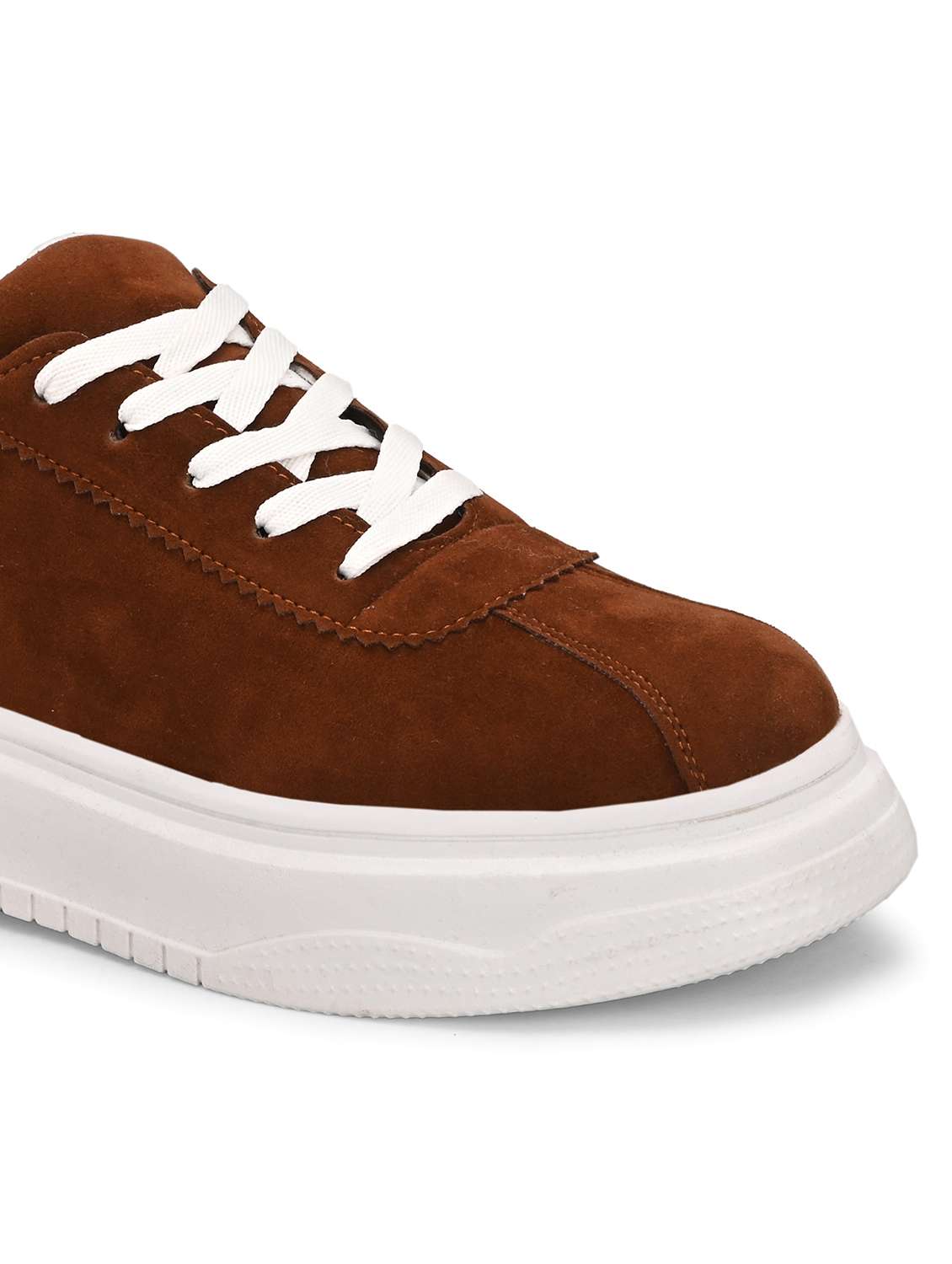 Brown Synthetic Lace Up Sneakers - 22464771 -  Standard Image - 5