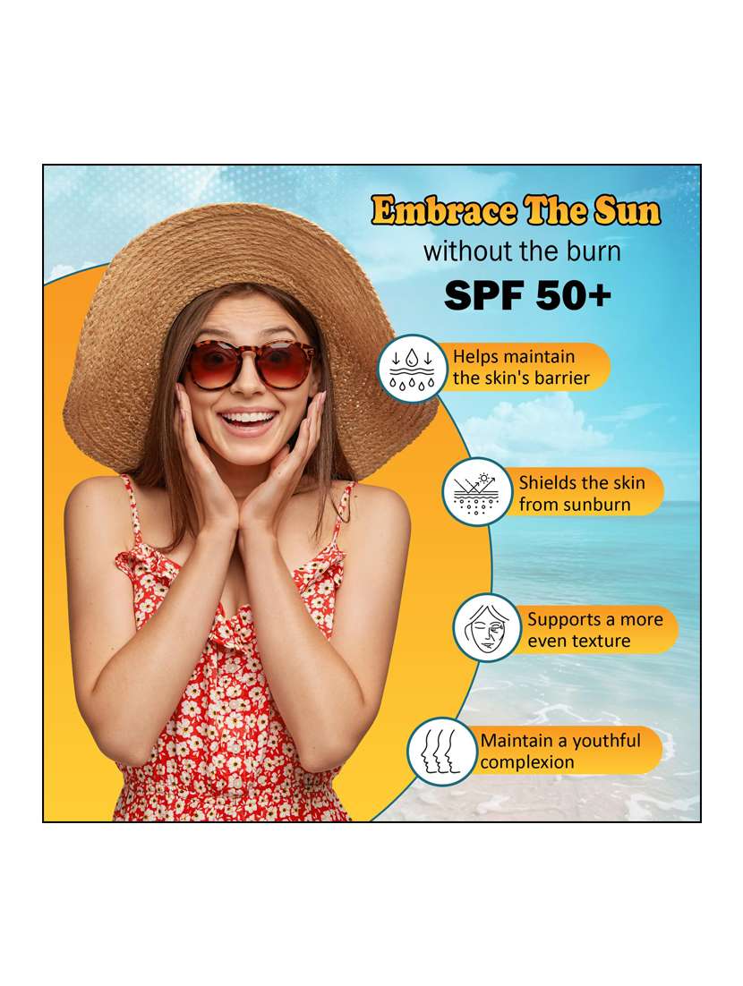 7daysnatural spf 50+ sunblock aqua gel sunscreen with ceramide & vitamin c 50g - 22464783 -  Standard Image - 3