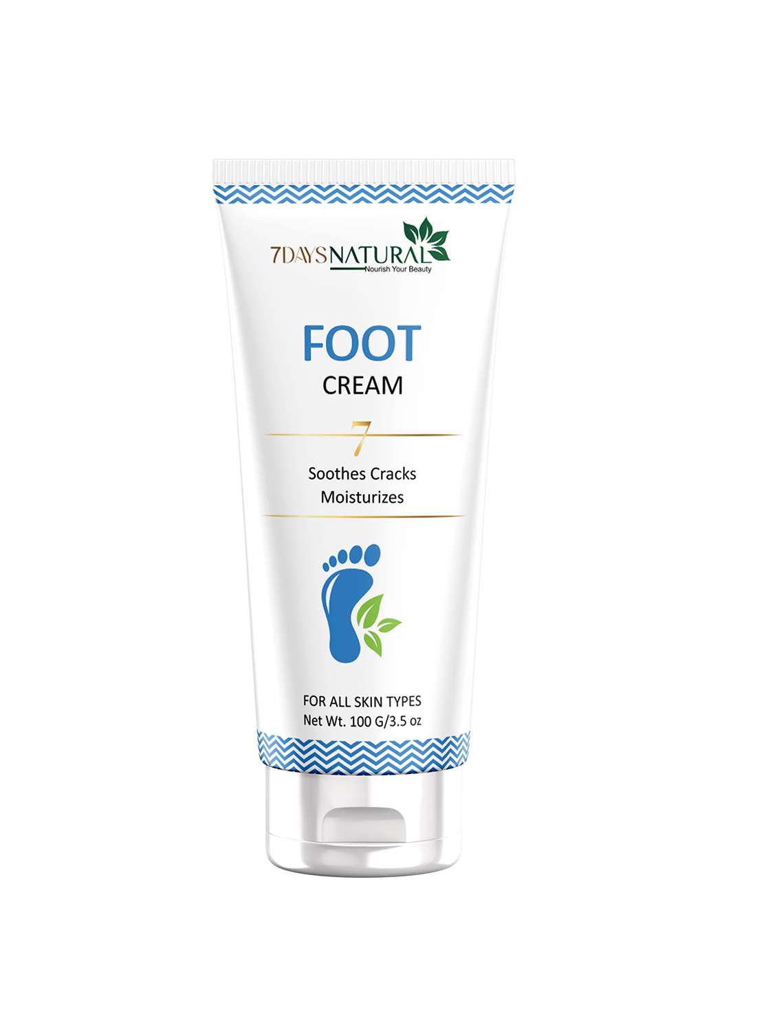 7daysnatural cracked heel repair foot cream for dry skin 100g