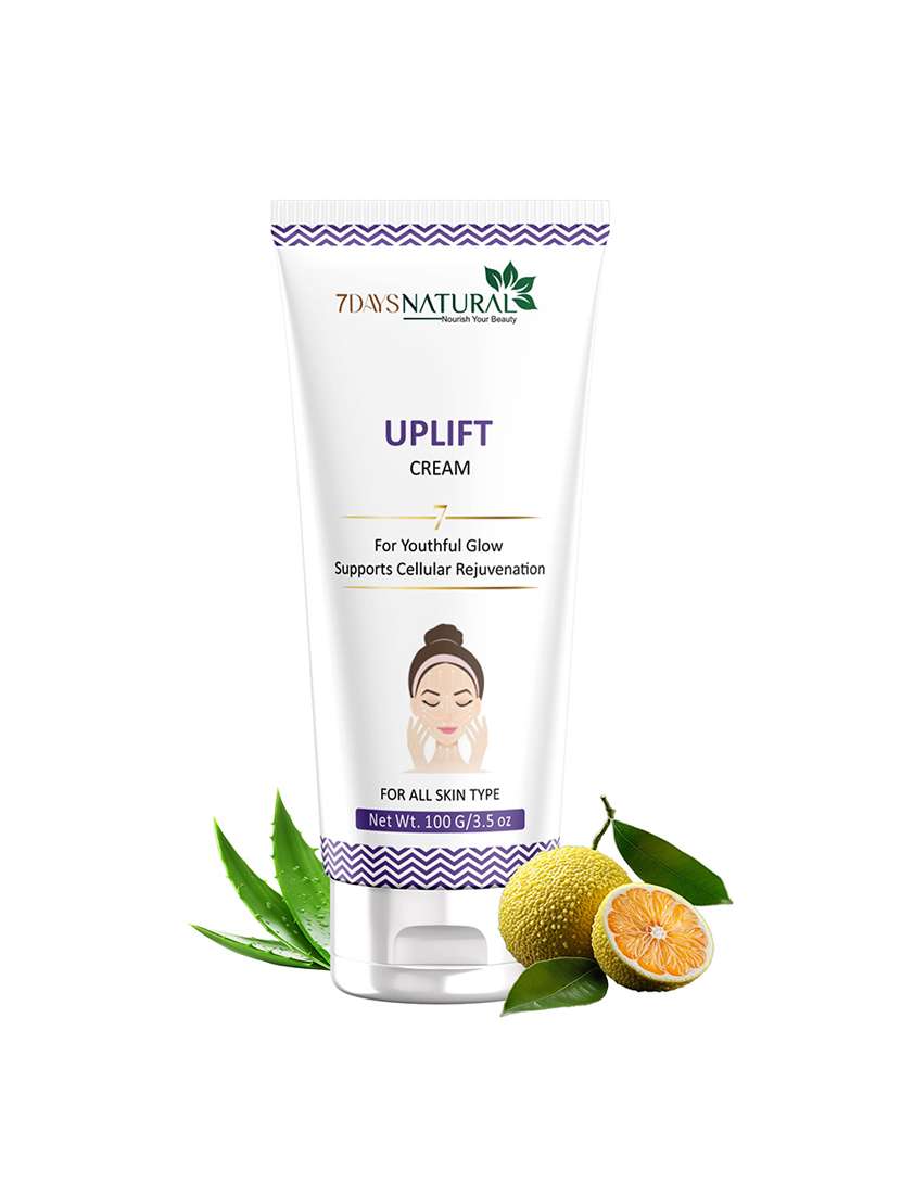 7daysnatural uplift cream for youthful glow and skin rejuvenation 100g