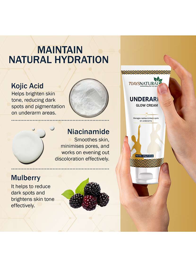 7daysnatural underarm whitening cream 100ml - 22464810 -  Standard Image - 3