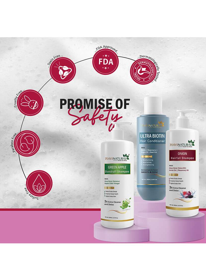 7daysnaturals red onion black seed oil hair growth shampoo (200 ml) - 22464837 -  Standard Image - 3