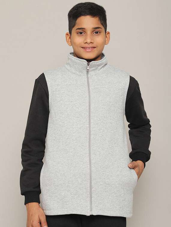 boy cotton regular jackets & coat