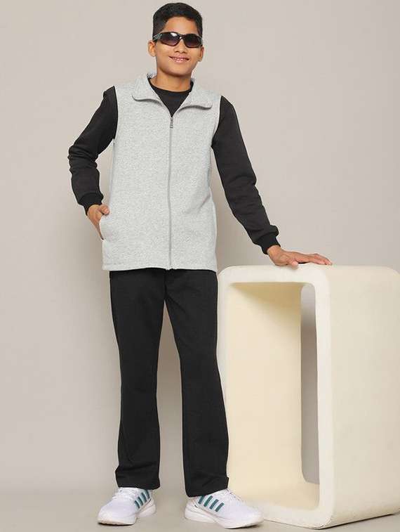 boy cotton regular jackets & coat - 22464991 -  Standard Image - 3