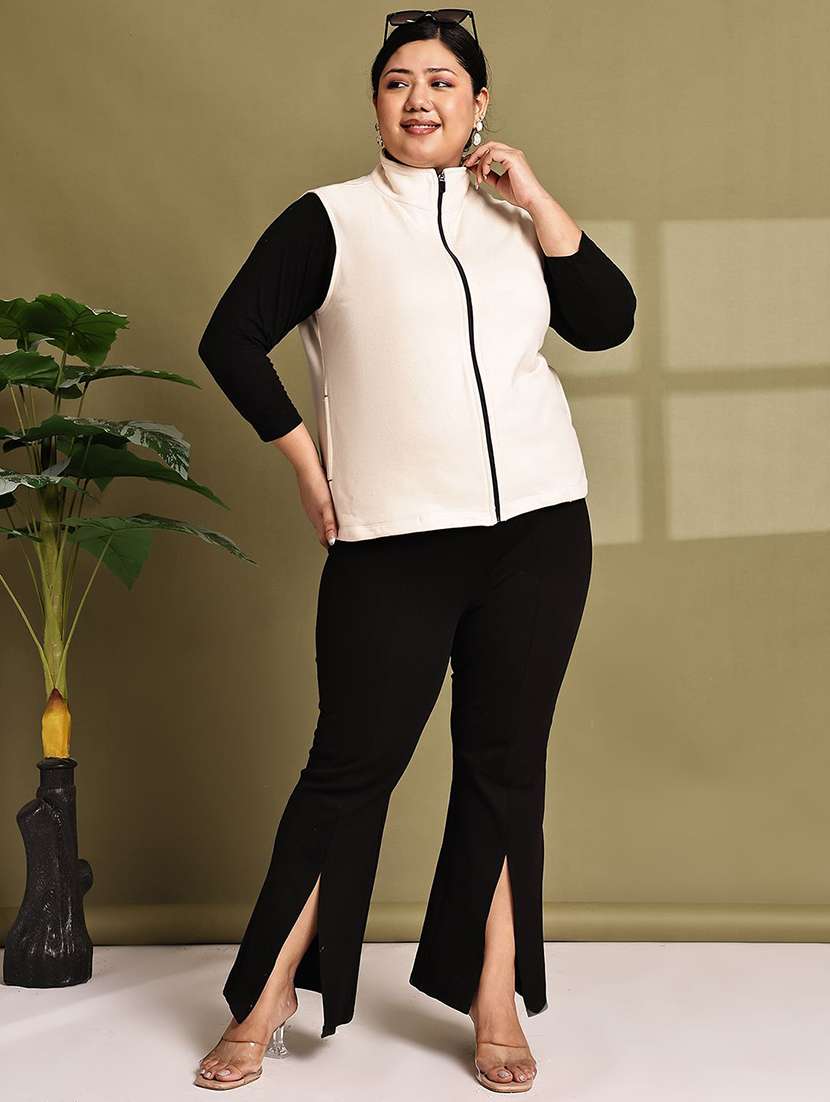 women beige cotton blend regular jacket - 22465020 -  Standard Image - 3