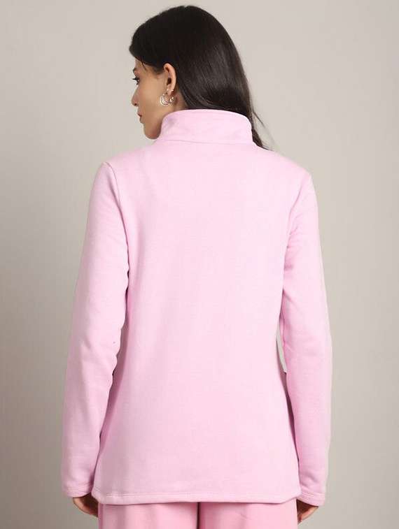 women pink cotton regular jacket - 22465028 -  Standard Image - 3