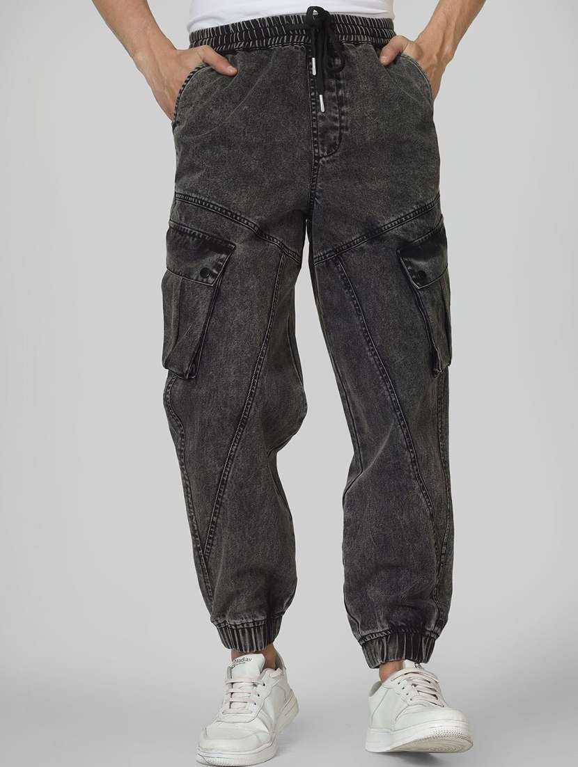 men black denim jean